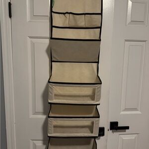 Hanging Beige Storage Organizer
